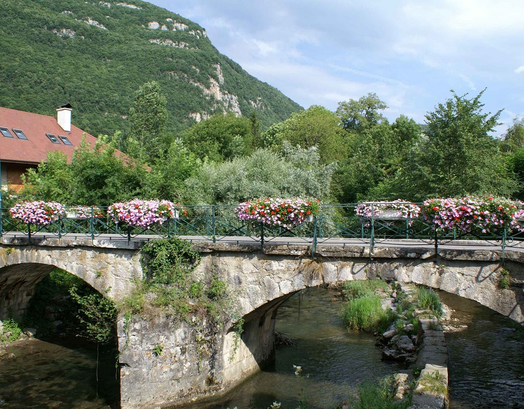 le pont de Verthier à Doussard