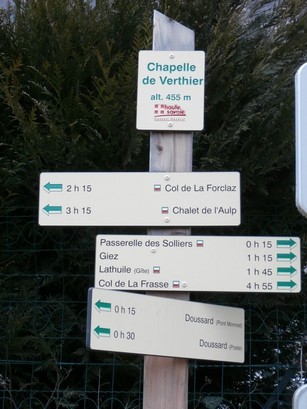 randonnées pédestres au départ de Verthier